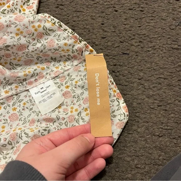 Reformation Jeans Floral Midi Dress NWT - Picture 5 of 8